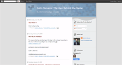 Desktop Screenshot of colinstevens.blogspot.com