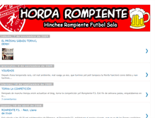 Tablet Screenshot of hordarompiente.blogspot.com