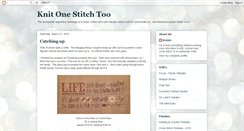 Desktop Screenshot of knitonestitchtoo.blogspot.com