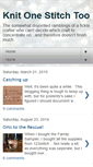 Mobile Screenshot of knitonestitchtoo.blogspot.com