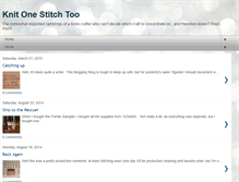 Tablet Screenshot of knitonestitchtoo.blogspot.com