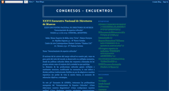 Desktop Screenshot of congresosencuentros.blogspot.com