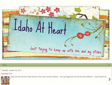 Tablet Screenshot of idahoatheart.blogspot.com