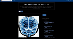 Desktop Screenshot of lasverdadesdemasterx.blogspot.com