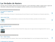 Tablet Screenshot of lasverdadesdemasterx.blogspot.com