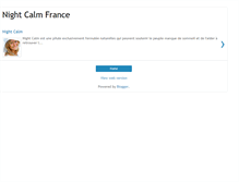 Tablet Screenshot of nightcalmfrance.blogspot.com