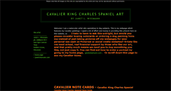 Desktop Screenshot of cavalierkingcharlesspanielart.blogspot.com