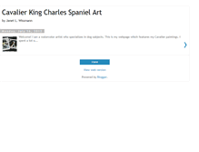 Tablet Screenshot of cavalierkingcharlesspanielart.blogspot.com