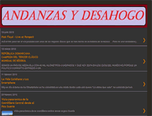 Tablet Screenshot of andanzasydesahogo.blogspot.com