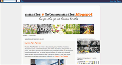 Desktop Screenshot of muralesyfotomurales.blogspot.com