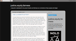 Desktop Screenshot of justiceequityfairness.blogspot.com