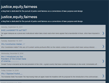 Tablet Screenshot of justiceequityfairness.blogspot.com