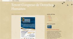 Desktop Screenshot of congresodeddhh.blogspot.com