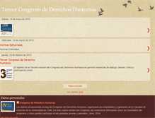 Tablet Screenshot of congresodeddhh.blogspot.com