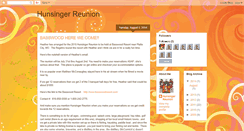 Desktop Screenshot of hunsingerreunion.blogspot.com