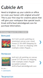 Mobile Screenshot of cubicleart.blogspot.com