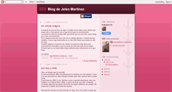 Desktop Screenshot of blogdejelenmartinez.blogspot.com