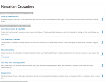 Tablet Screenshot of hawaiiancrusaders.blogspot.com