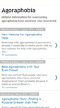 Mobile Screenshot of agoraphobiahelp.blogspot.com