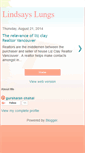 Mobile Screenshot of lindsays-lungs.blogspot.com