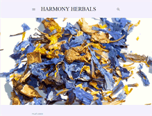 Tablet Screenshot of harmonyherbals.blogspot.com