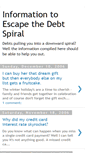 Mobile Screenshot of debtspiral.blogspot.com