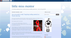 Desktop Screenshot of littlemissmentor.blogspot.com