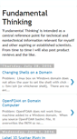 Mobile Screenshot of fundamentalthinking.blogspot.com