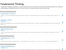 Tablet Screenshot of fundamentalthinking.blogspot.com