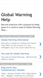 Mobile Screenshot of global-warming-help.blogspot.com