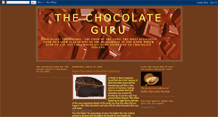 Desktop Screenshot of chocolateguru.blogspot.com