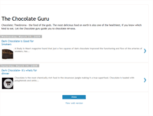 Tablet Screenshot of chocolateguru.blogspot.com