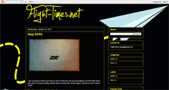 Desktop Screenshot of flight-times.blogspot.com