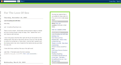 Desktop Screenshot of fortheloveofsex.blogspot.com