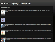 Tablet Screenshot of mica2011springconceptart.blogspot.com