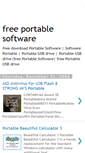 Mobile Screenshot of free-portablesoftware.blogspot.com