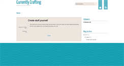 Desktop Screenshot of currentlycrafting.blogspot.com