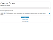Tablet Screenshot of currentlycrafting.blogspot.com