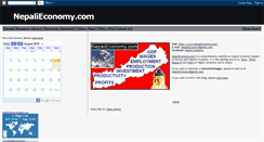 Desktop Screenshot of nepalieconomy08.blogspot.com