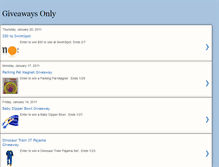 Tablet Screenshot of giveawaysonly.blogspot.com