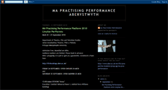 Desktop Screenshot of mapractisingperformance.blogspot.com