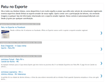 Tablet Screenshot of patunoesporte.blogspot.com