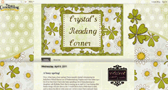 Desktop Screenshot of crystalsreadingcorner.blogspot.com