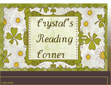 Tablet Screenshot of crystalsreadingcorner.blogspot.com