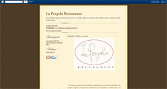 Desktop Screenshot of lapergolarestaurant.blogspot.com