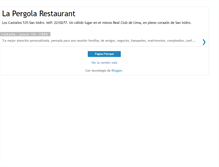 Tablet Screenshot of lapergolarestaurant.blogspot.com