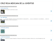 Tablet Screenshot of cruzrojamexicanadelajuventud.blogspot.com