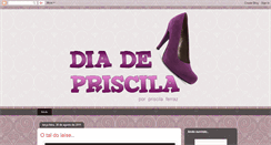 Desktop Screenshot of diadepriscila.blogspot.com