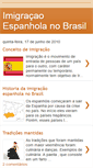 Mobile Screenshot of imigracaoespanholabrasil.blogspot.com