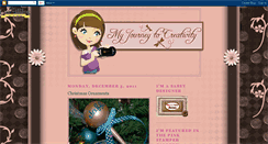 Desktop Screenshot of journeytocreativity.blogspot.com